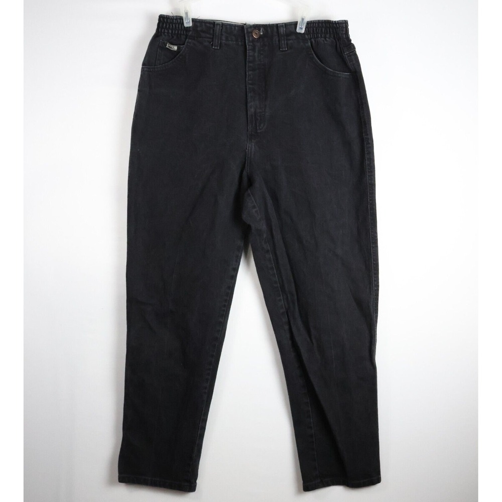 Lee Mens Size 31x29‎ Size 14 Short Black Regular Fit Straight Leg Denim Elastic